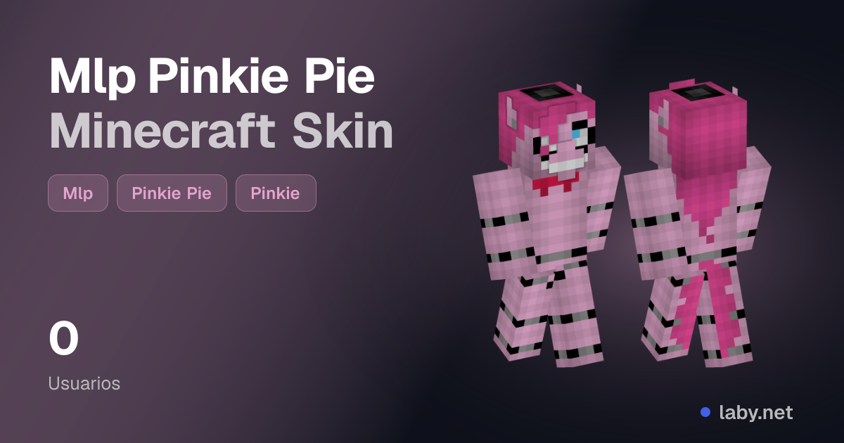 Mlp Pinkie Pie Minecraft Skin | Laby