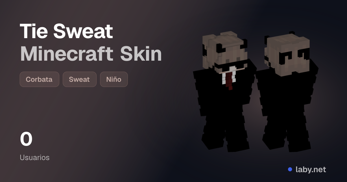 Tie Sweat Minecraft Skin | Laby