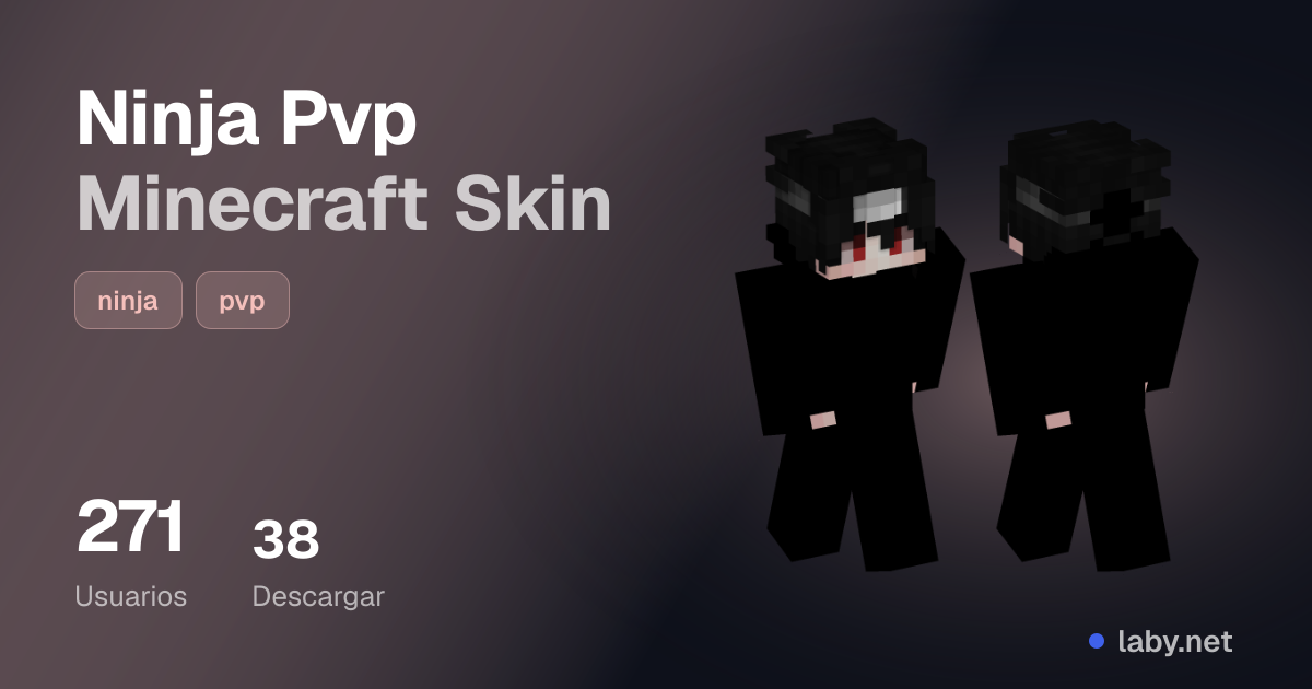Ninja Pvp Minecraft Skin | Laby