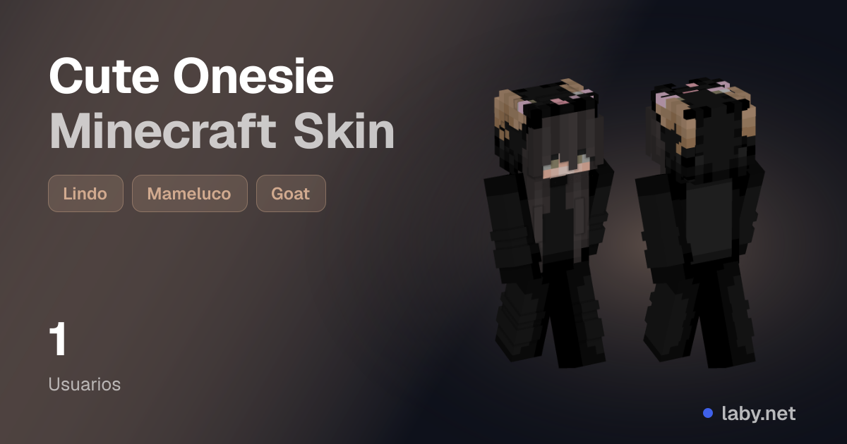 Cute Onesie Minecraft Skin | Laby
