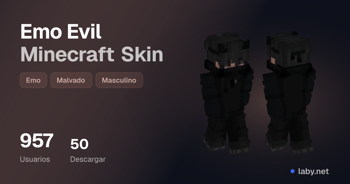 Emo Evil Minecraft Skin | Laby