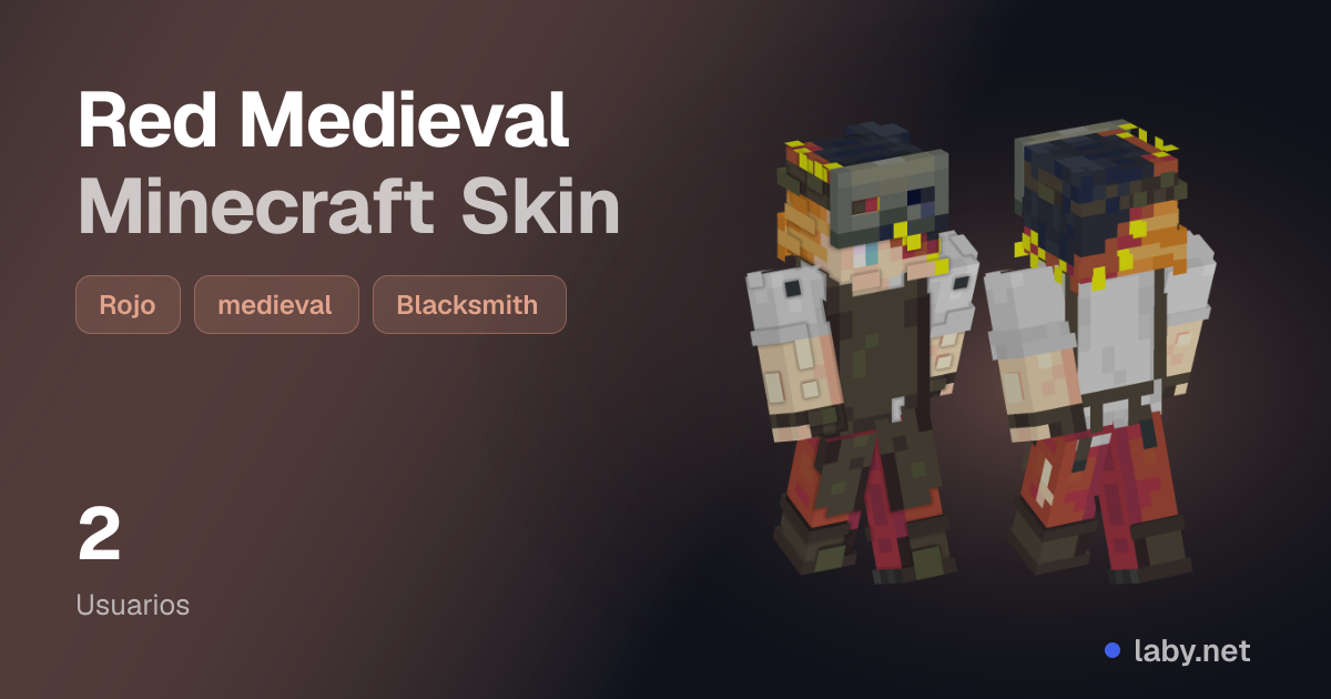 Red Medieval Minecraft Skin | Laby