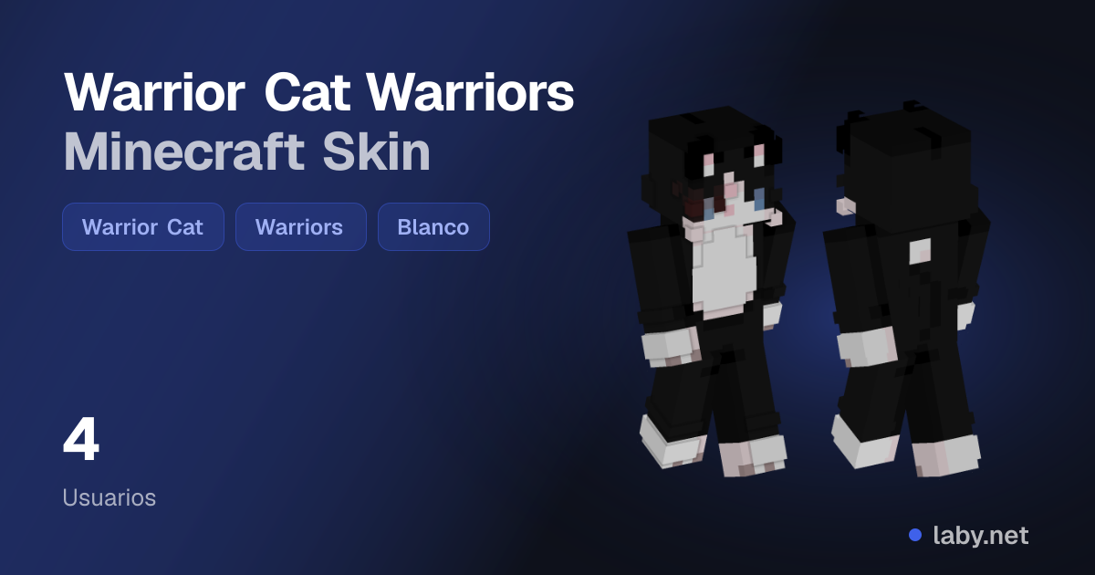 Warrior Cat Warriors Minecraft Skin | Laby