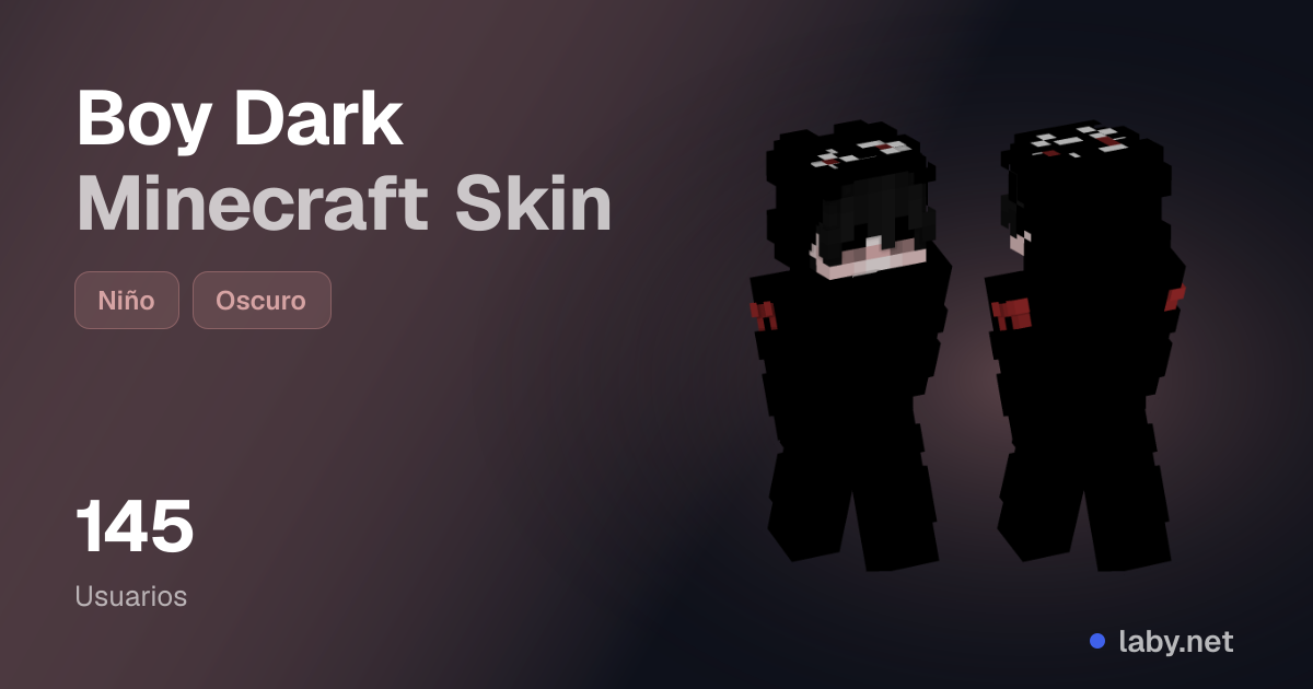 Boy Dark Minecraft Skin | Laby