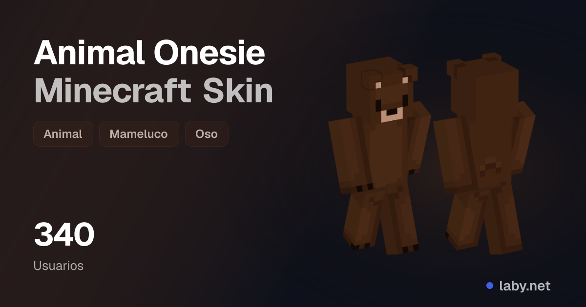 Animal Onesie Minecraft Skin | Laby