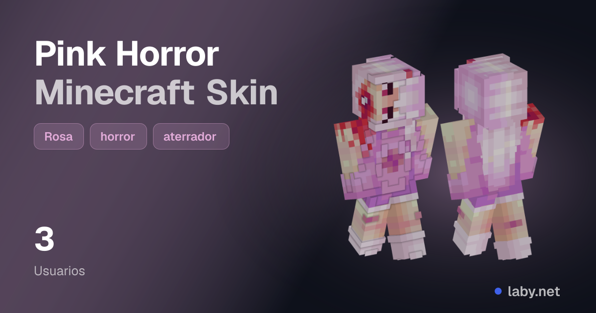Pink Horror Minecraft Skin | Laby