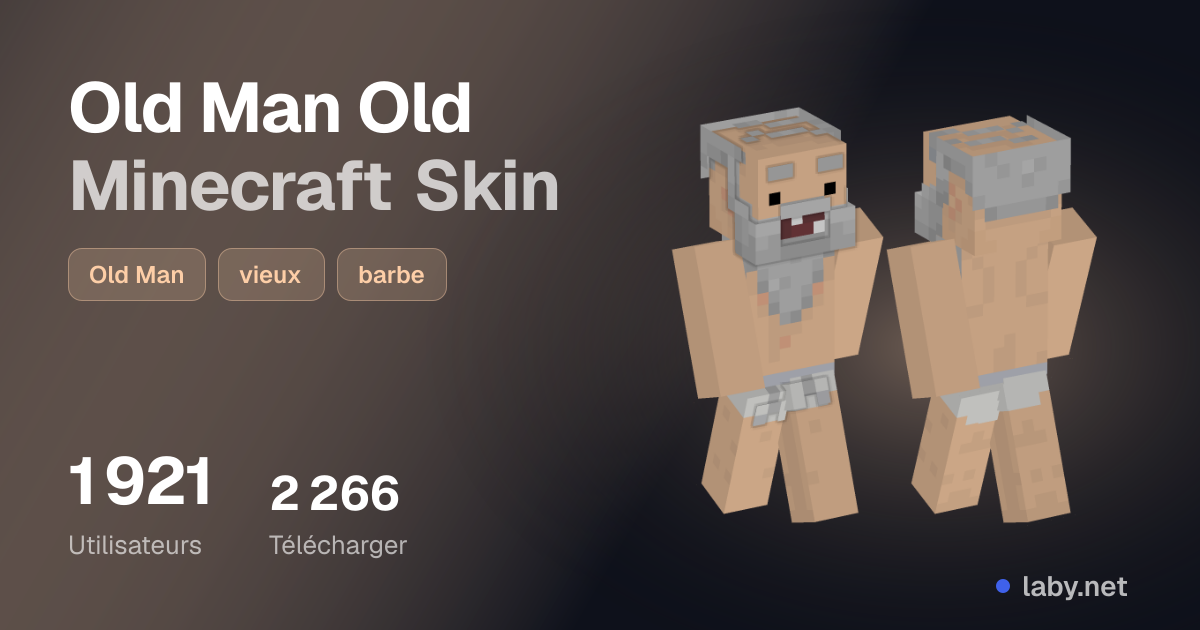 Old Man Old Minecraft Skin | Laby