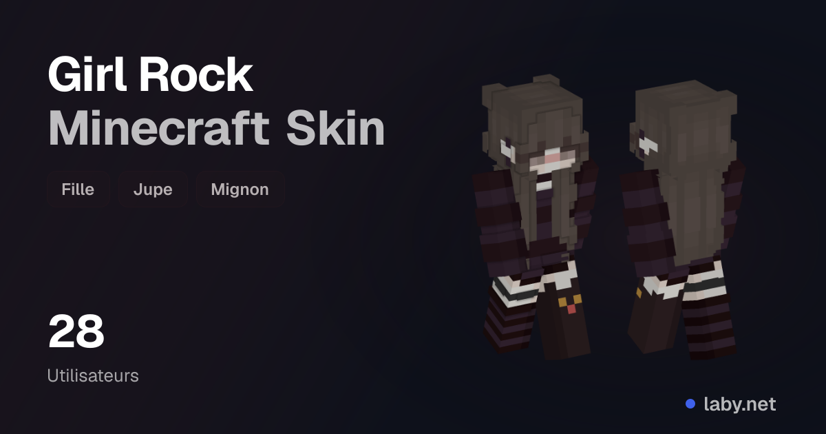 Girl Rock Minecraft Skin | Laby