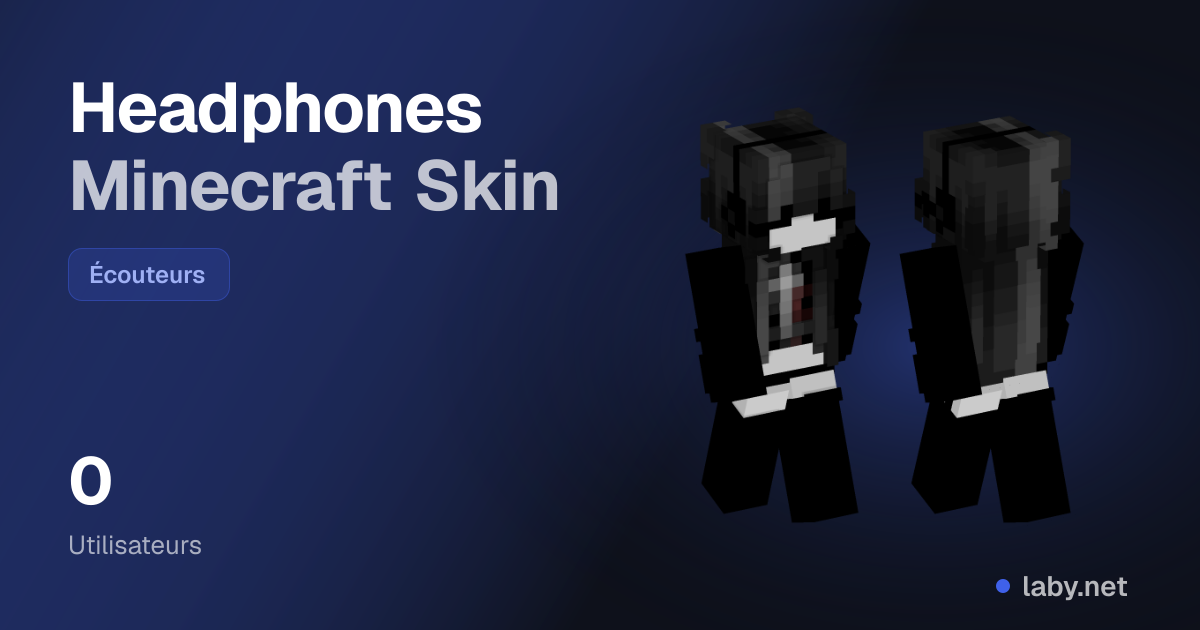 Headphones Minecraft Skin | Laby