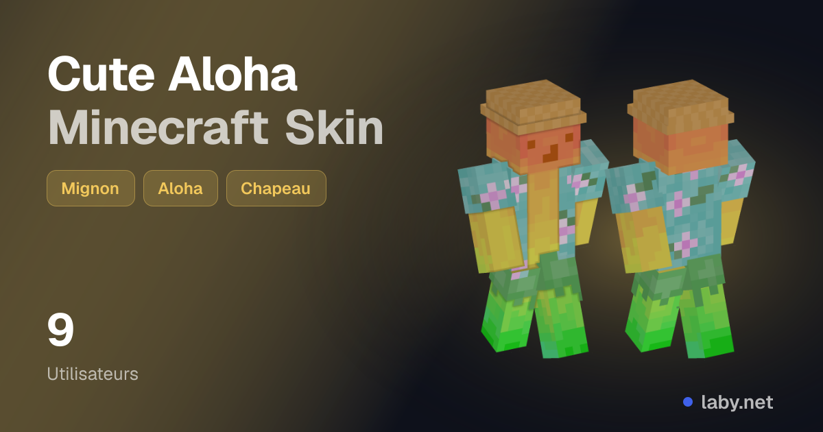 Cute Aloha Minecraft Skin | Laby