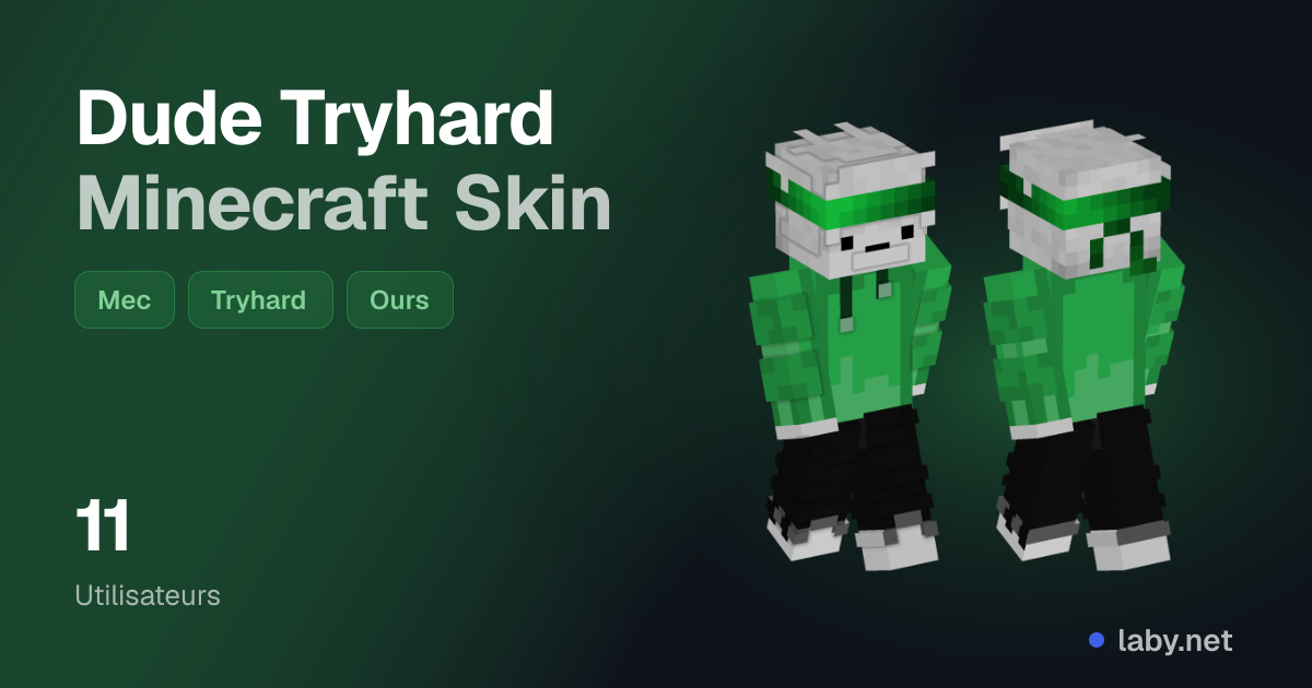 Dude Tryhard Minecraft Skin | Laby