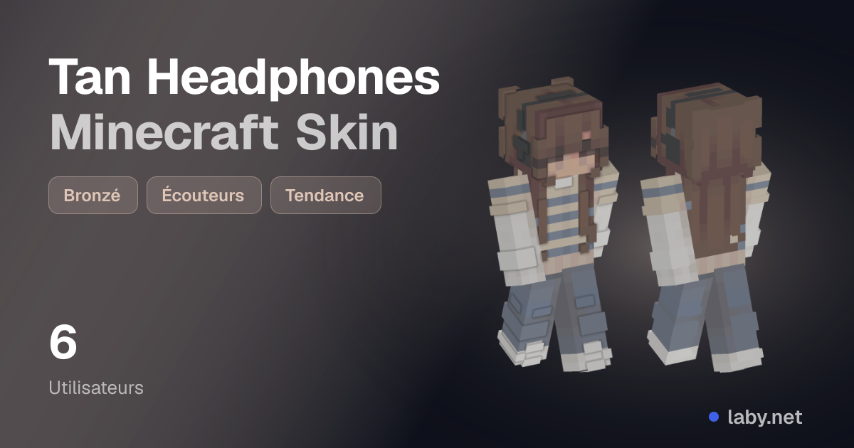 Tan Headphones Minecraft Skin | Laby