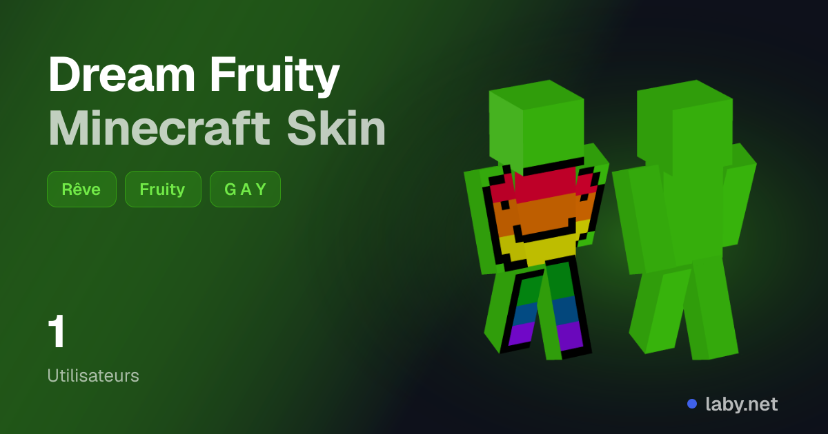 Dream Fruity Minecraft Skin | Laby