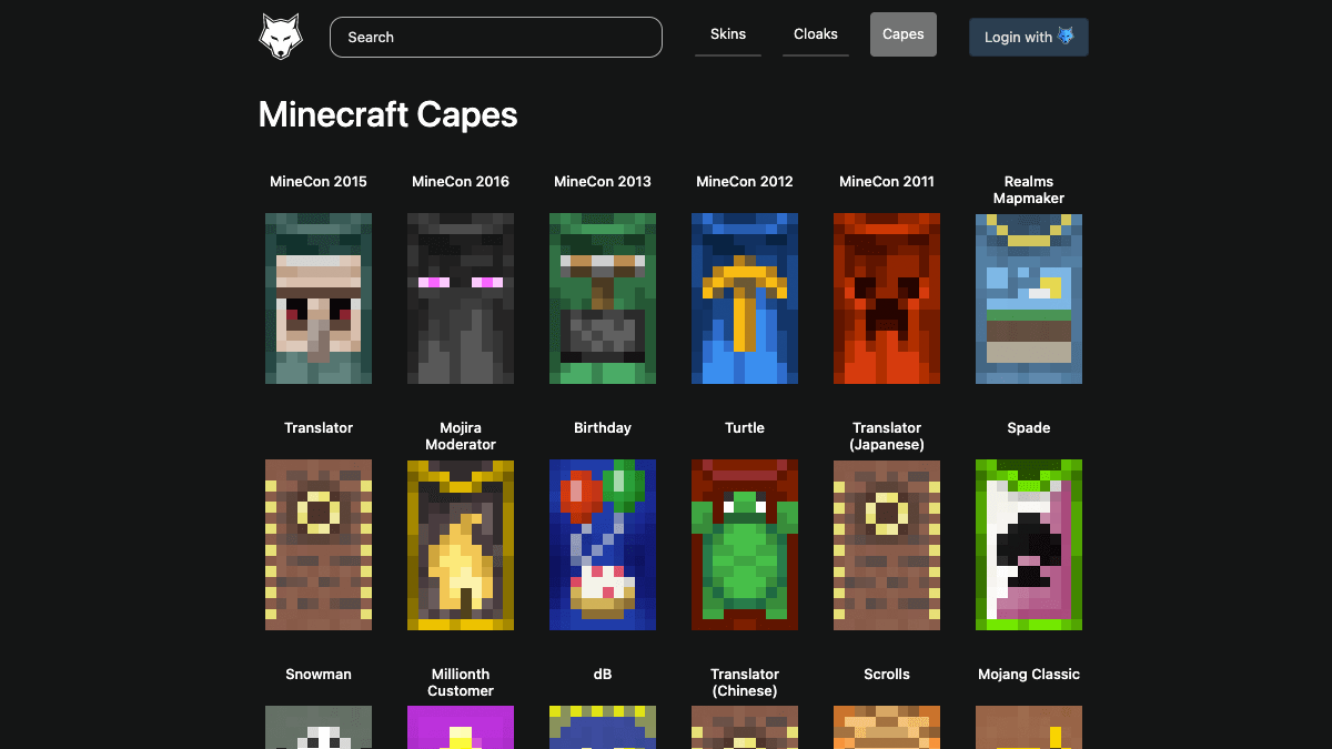 Ender cape Minecraft Skins