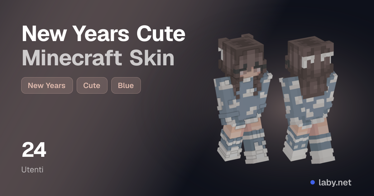 New Years Cute Minecraft Skin | Laby