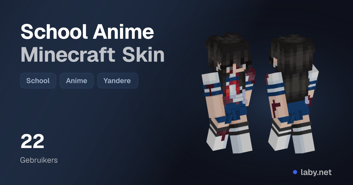 School Anime Minecraft Skin | Laby