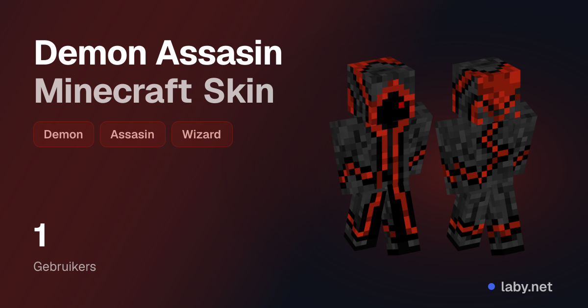 Demon Assasin Minecraft Skin | Laby