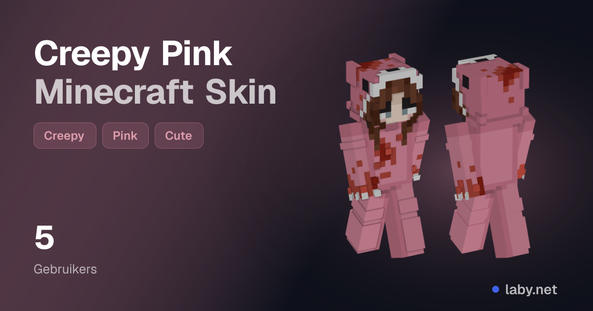 Creepy Pink Minecraft Skin | Laby