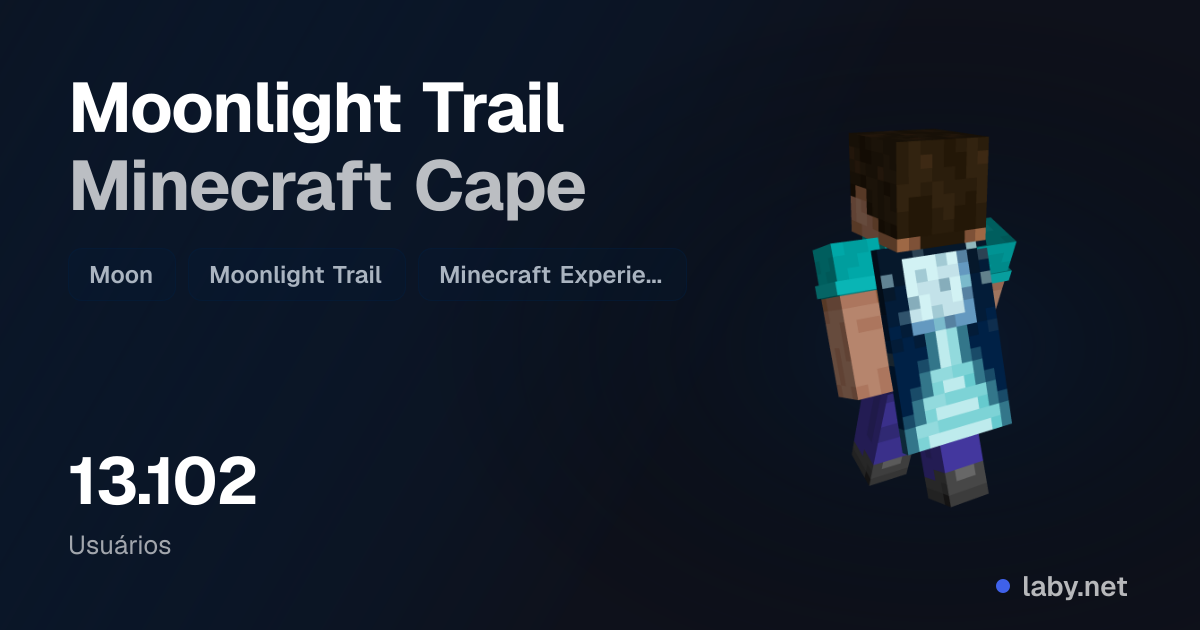Moonlight Trail Minecraft Cape | Laby