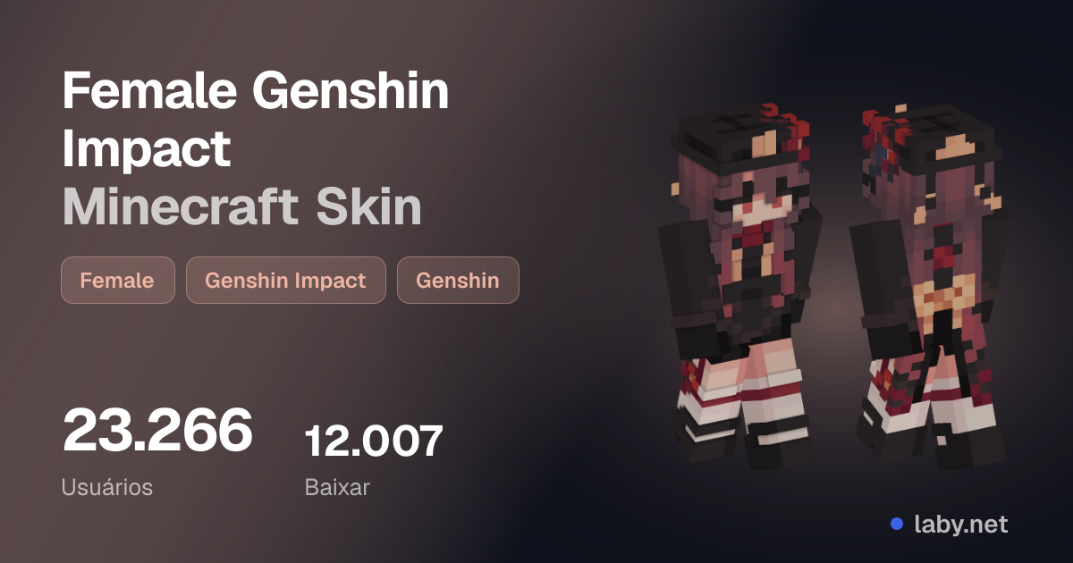 Female Genshin Impact Minecraft Skin | Laby
