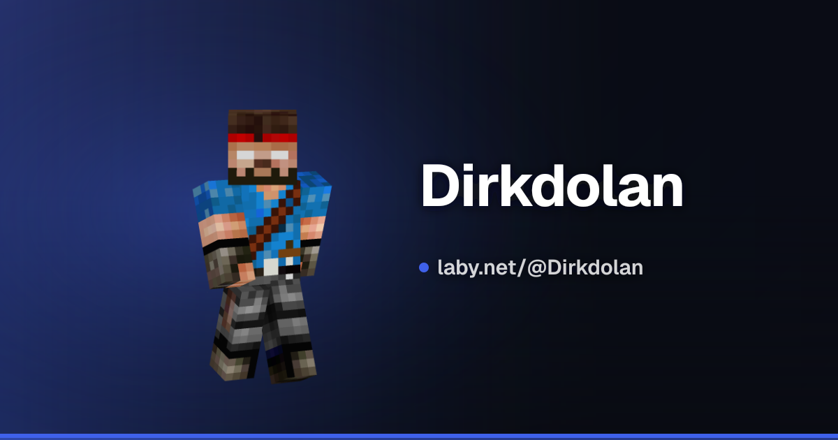 Dirkdolan | Perfil de Minecraft | Laby