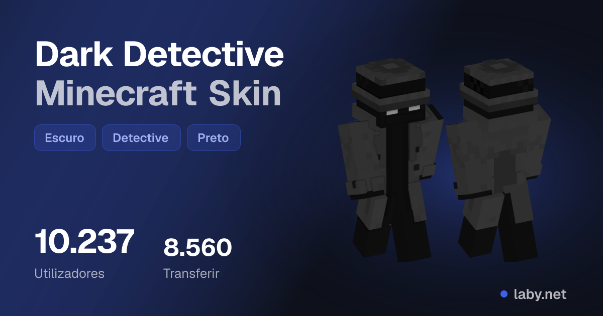 Dark Detective Minecraft Skin | Laby