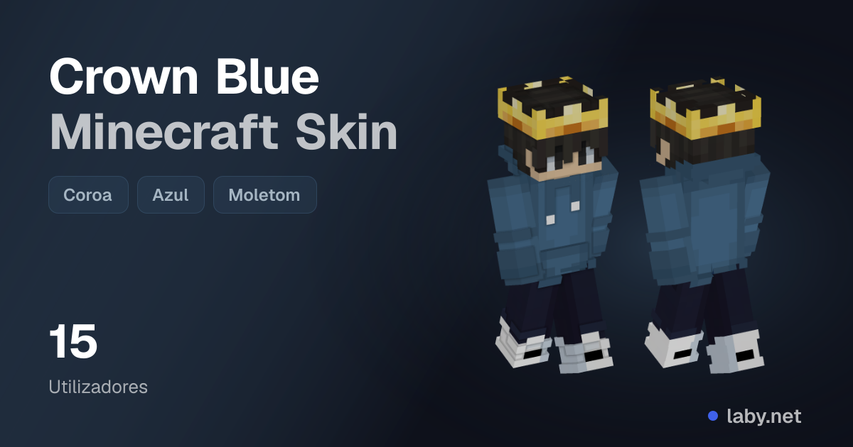 Crown Blue Minecraft Skin | Laby