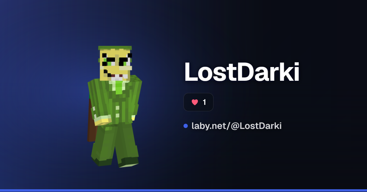 LostDarki | Minecraft profili | Laby