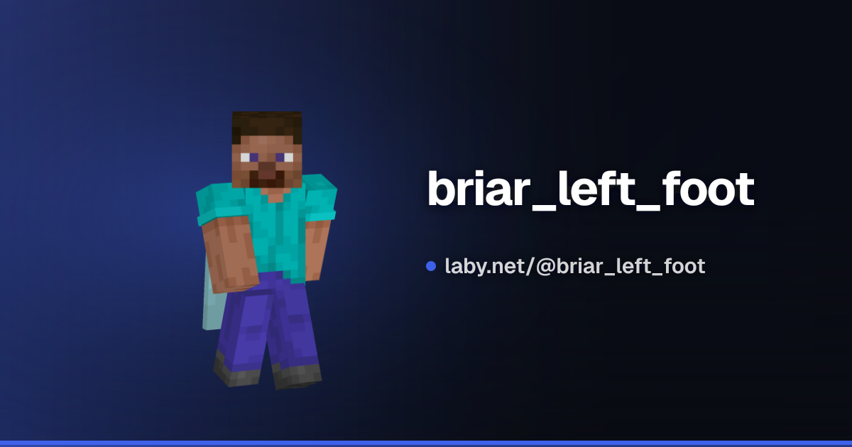 briar_left_foot | Minecraft 档案 | Laby