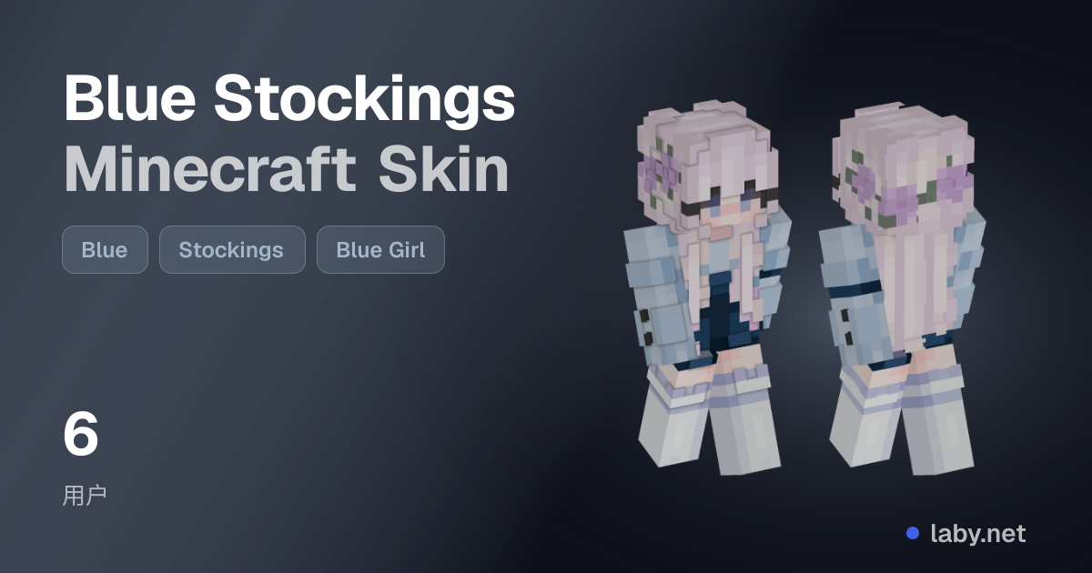 Blue Stockings Minecraft Skin | Laby