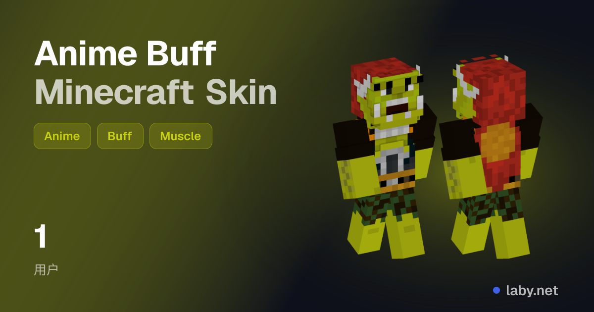 Anime Buff Minecraft Skin | Laby